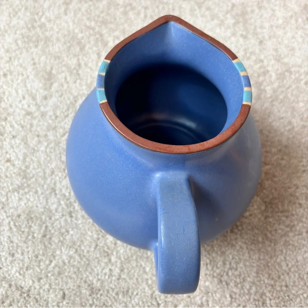 Dansk Mesa Sky Blue Ceramic Pitcher KW Portugal